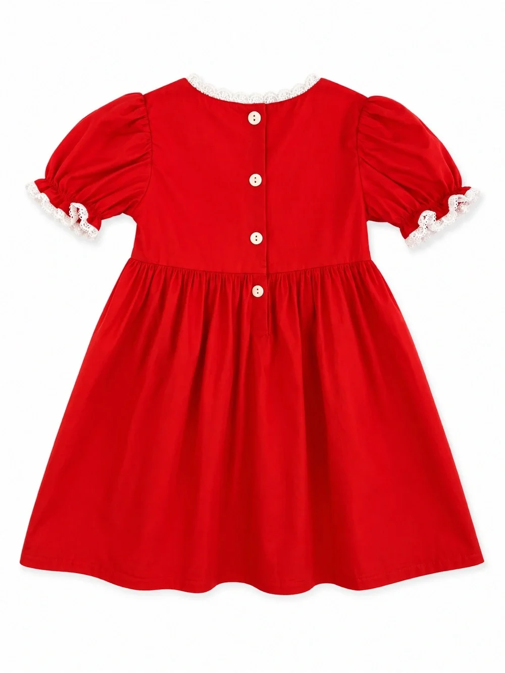 Rylee Faith Christmas/Holidays Tree Appliqué Girls Dress 7T